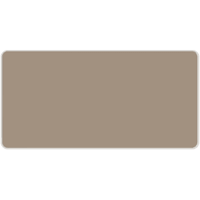 Lintex FRAME Glastavla, SILK-GLASS®, 2000 × 1000 × 50 mm, Cozy
