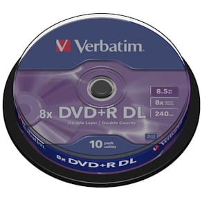 DVD+R 8x Double Layer spindle matt (10)