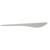 Mes Conpax Folia, herbruikbaar, uit CPLA, 19 cm, wit, pak van 50