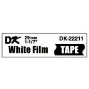 Etiketrulle Brother DK-22211 hvid, 29 mm x 30,48 m, 1 rulle