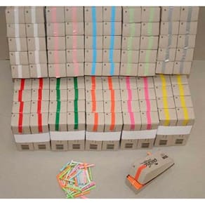 Etiketter hvide, 200 stk/pak, kasse med 10 pakker (10409)