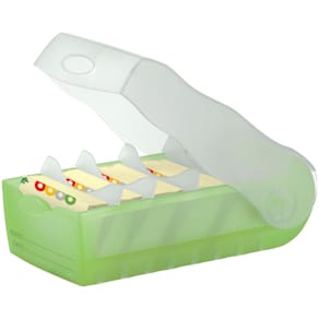 Karteibox HAN CROCO, A7, transluzent-grün