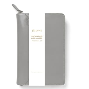 Filofax Lockwood Personal Systemkalender med dragkedja Concrete