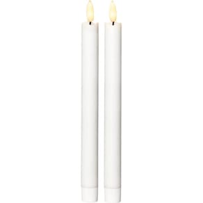 Antikljus STAR T LED Rustic 25cm vit