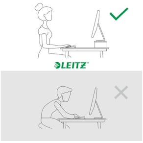 Bildskärmsställ LEITZ Ergo Cosy vit