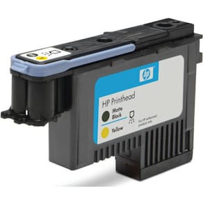 Skrivhuvud HP C9384A 72 mattsvart/gul