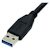 StarTech 0,5 m svart SuperSpeed USB 3.0-kabel A till Micro B 
