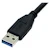StarTech 0,5 m svart SuperSpeed USB 3.0-kabel A till Micro B 
