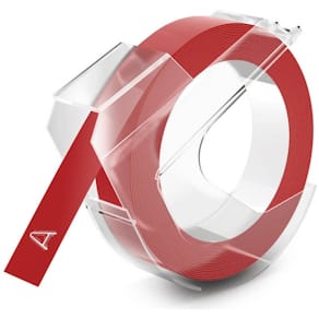 Prägeband DYMO, glänzend rot