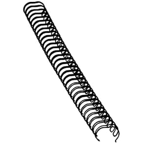 Spiralrygge Fellowes 10 mm sort, 80 ark, 100 stk