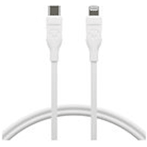 Re-charge - Cable - USB-C to MFI Lightning - TPE, White 1.2m