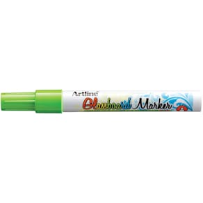 Märkpenna ARTLINE glastavla 2mm ljusgrön