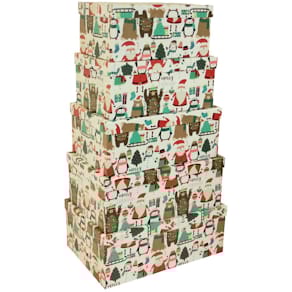 Geschenkkarton PBS Weihnachten Kinder, rechteckig, 6 Größen, mehr