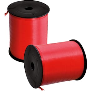 Inpaklint, 10 mm x 250 m, rood