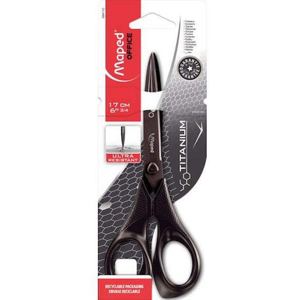 Saks MAPED Titanium 17cm sort