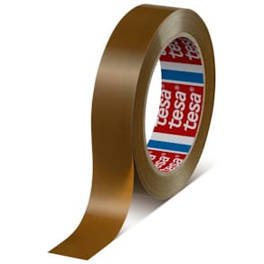 Packband tesa tesapack 4124, PVC, 25mm x 66m, braun