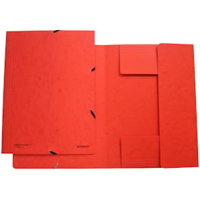 Gummizugmappe DONAU, A4, rot