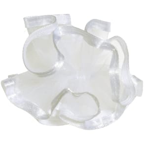 Rosette Wiedemann Satin, weiß