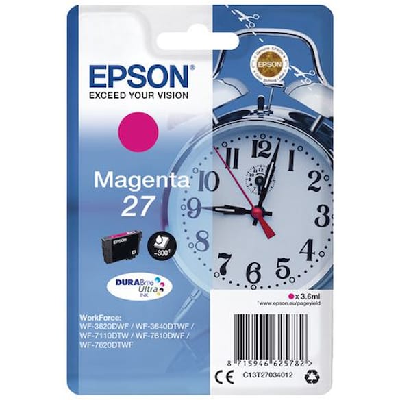 Blekk EPSON 27 C13T27034012 magenta