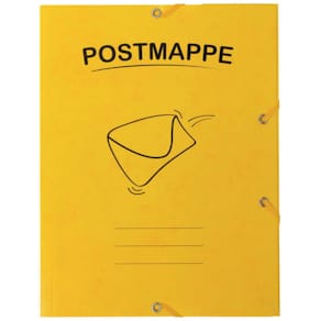 Gummizugmappe Stylex Post, A4, gelb