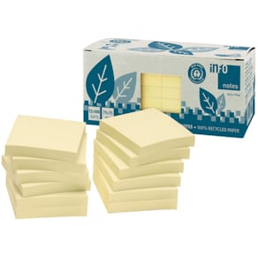 Haftnotizblock Nature Notes RC, 100 Bl, 75 x 75 mm, 12er