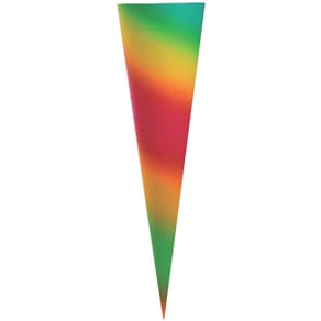 Schultüten-Rohling GOLDBUCH Regenbogen, 70 cm