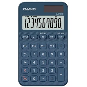 Lommekalkulator CASIO SL-310YC blå