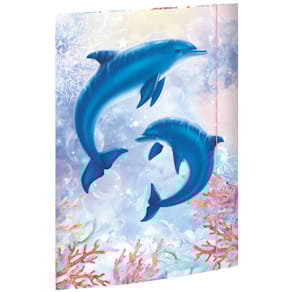 Gummizugmappe RNK Delfine, A3