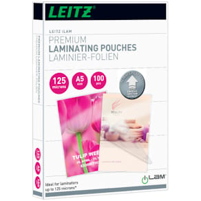Laminierhülle Leitz UDT, A5, 125 µm, glasklar, 100 Stk.