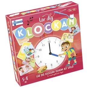 Spel Lär dig Klockan från 5år