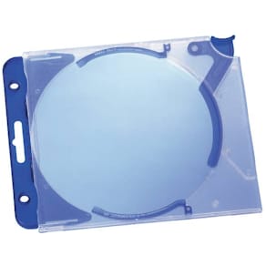 CD-Hardbox Durable Quickflip Complete, blau, 5 Stück