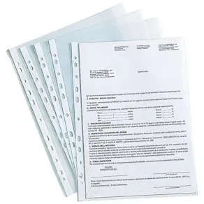 Plastficka A4 0,09 präg 100/fp