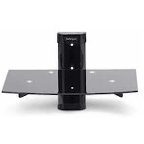 StarTech.com Floating Wall-Mounted AV Shelf, Adjustable Height
