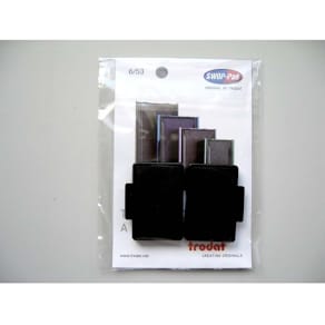 Stempelpude Trodat sort til 5204/5206/5460/5558, 2 stk