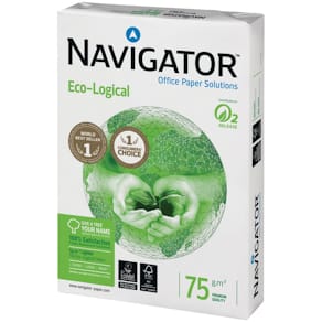 Kopierpapier Navigator Eco-Logical, A4, 75 g, 500 Blatt, weiß