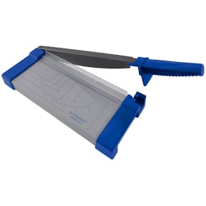 Hebelschneidemaschine Q-CONNECT, grau/blau