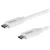 StarTech USB C to USB C Cable - 6 ft / 2m - 5A PD - M/M - White