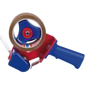 Packbandabroller tesa tesapack Strong, + 1 Rolle, rot/blau