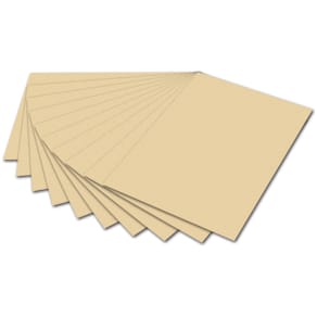 Fotokarton Folia, 50x70 cm, chamois, 300g/m², 10 Blatt