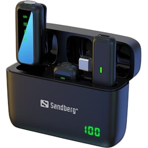 Sandberg Streamer USB-C Wireless Mic x2