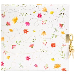 Tagebuch TURNOWSKY Summer Day, weiß, 96 Seiten, mit Schloss