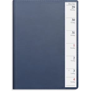 Ukekalender GRIEG Scorpio A5 2026 blå