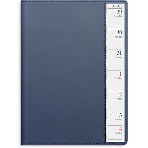 Ukekalender GRIEG Scorpio A5 2026 blå