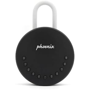 Schlüsseltresor Phoenix Safe Smile KS0215E, schwarz, 2 Haken