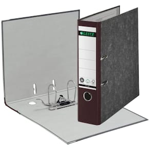 Ordner Leitz, Pappe, A4, 8 cm, braun
