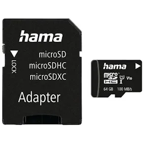 Minneskort HAMA Micro SDHC 64GB CL10