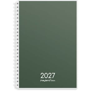 Ugekalender Mayland 2027, 168x216 mm, grøn, FSC Mix, 1 stk.