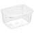 Plastbakke Færch 1-rums 650 ml, PET klar, 500 stk
