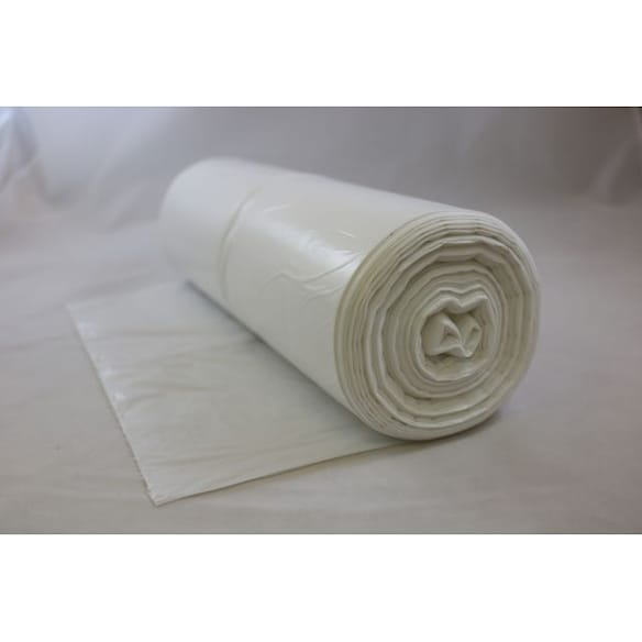 Avfallspose LD-PE 60x60cm 15my hvit(250) 7rl