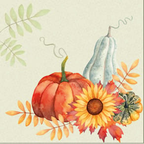 Motivserviette Paper+Design Herbst
